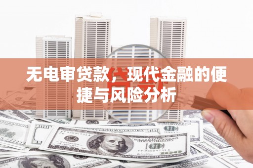 铜仁无电审贷款，现代金融的便捷与风险分析
