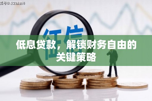 武川低息贷款，解锁财务自由的关键策略