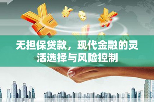 大渡口无担保贷款，现代金融的灵活选择与风险控制