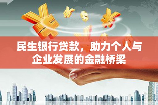 玉树民生银行贷款，助力个人与企业发展的金融桥梁