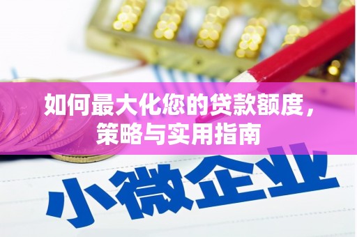 苑里如何最大化您的贷款额度，策略与实用指南