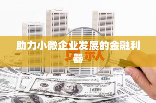 风顺堂区助力小微企业发展的金融利器