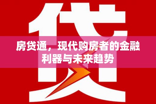 巴里坤房贷通，现代购房者的金融利器与未来趋势
