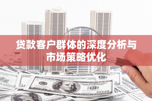 来安贷款客户群体的深度分析与市场策略优化