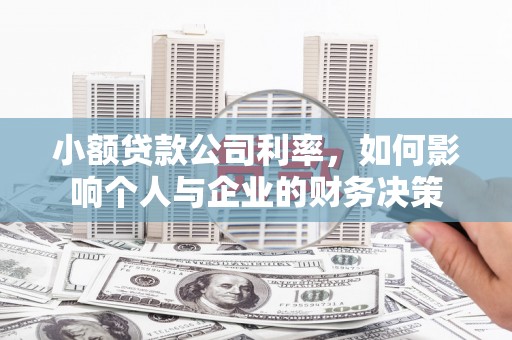 云浮小额贷款公司利率，如何影响个人与企业的财务决策