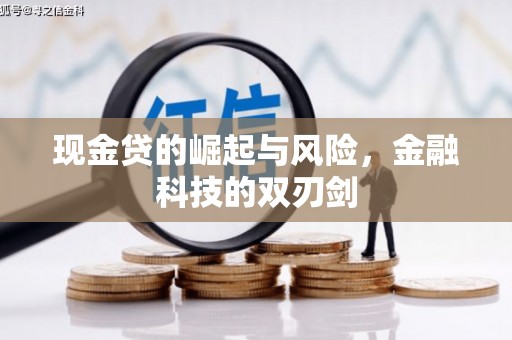 水上现金贷的崛起与风险，金融科技的双刃剑