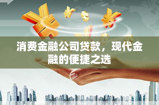 颍上消费金融公司贷款，现代金融的便捷之选