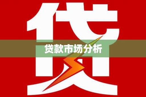 卫东贷款市场分析
