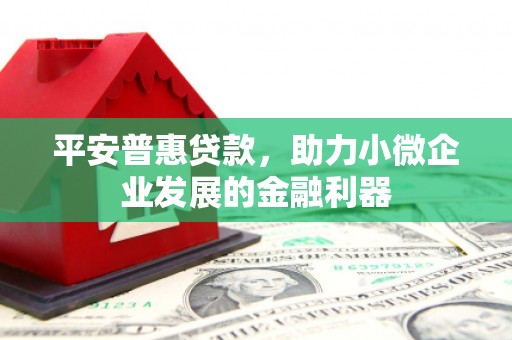 长滨平安普惠贷款，助力小微企业发展的金融利器