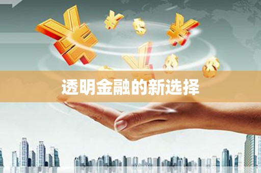 石排透明金融的新选择